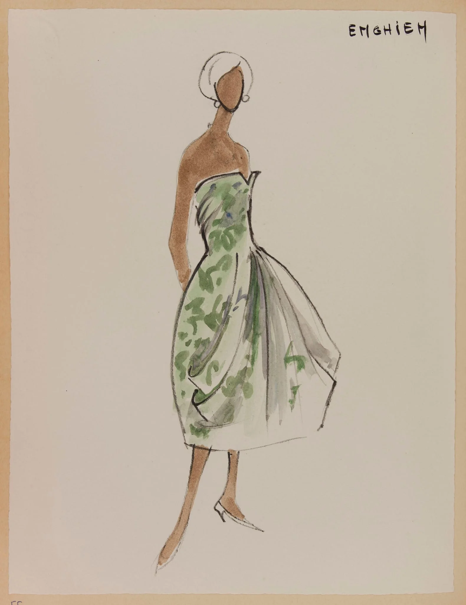 Enghien, by Carven, 1956
