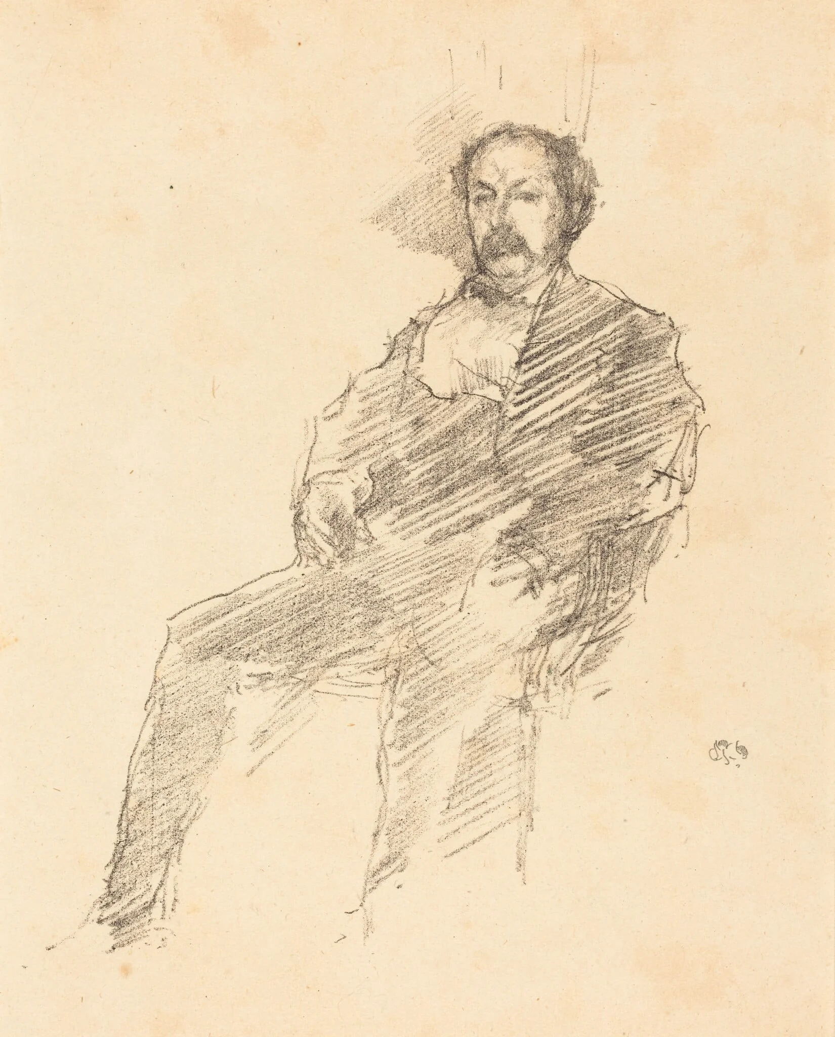 The Doctor, by James McNeill Whistler, ink, 1894