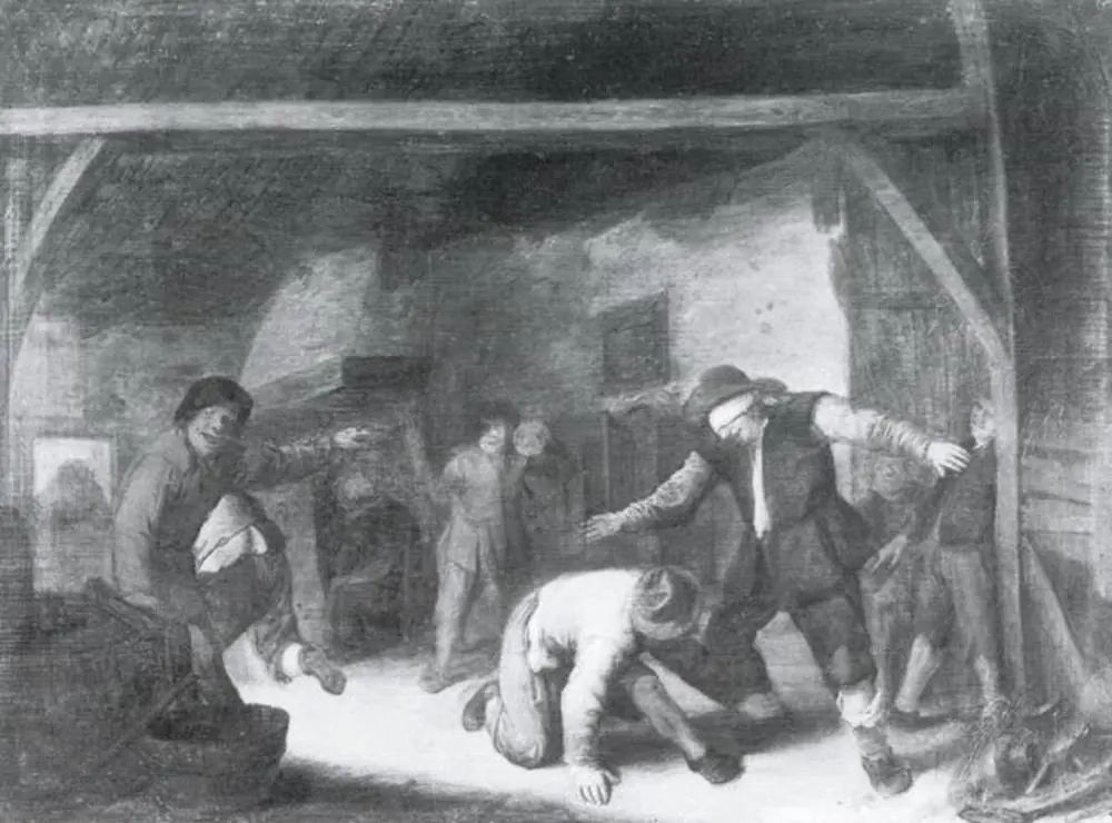 Peasants Playing Blind Man's Buff