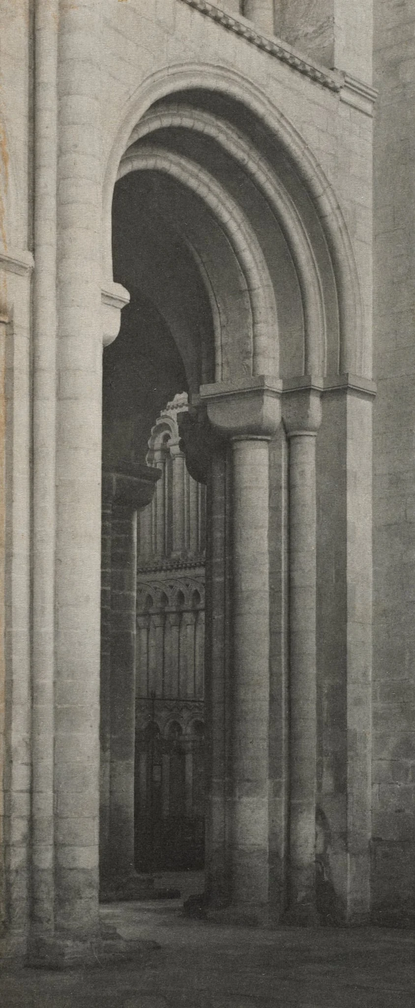 Ely Cathedral, Nave, Southwest Corner, by Frederick H. Evans, 1899