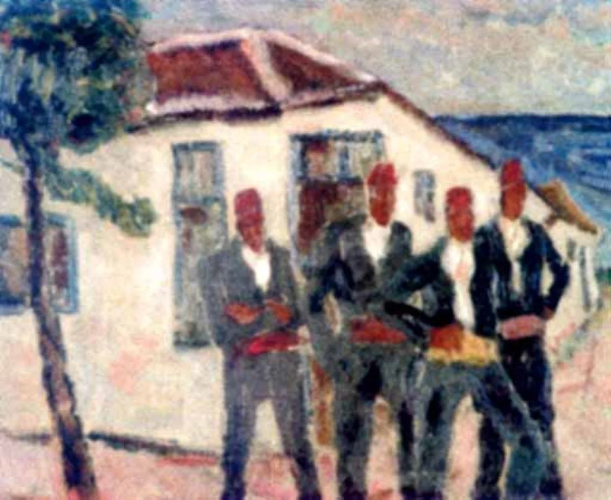 Turci la Mangalia, by Ștefan Dimitrescu, unspecified, 1919