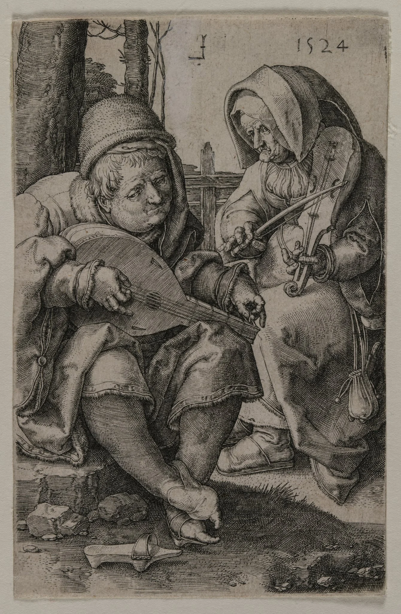 The Musicians, by Lucas van Leyden, 1524