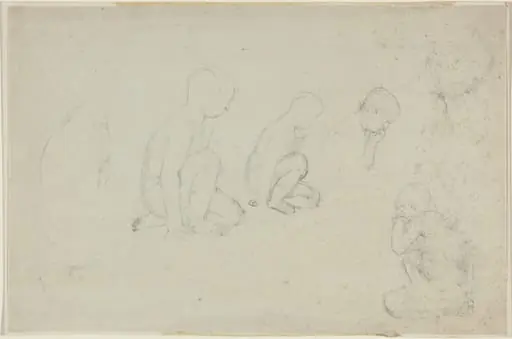 Studies of a Kneeling Boy
