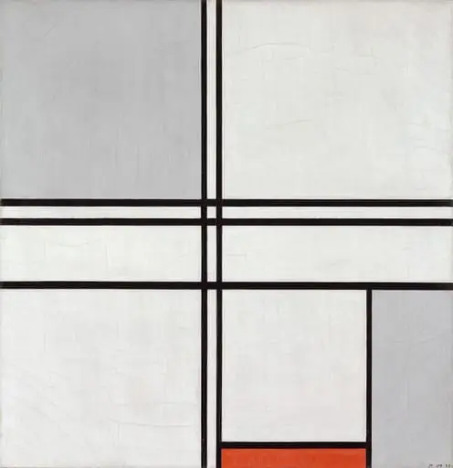 Composition (No. 1) Gray-Red