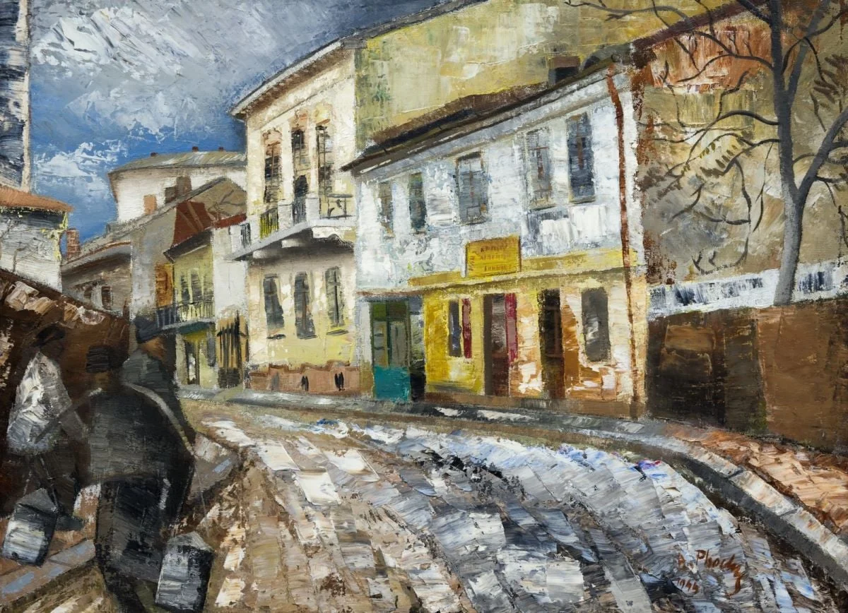 Peisaj bucureștean, by Alexandru Phoebus, 1944