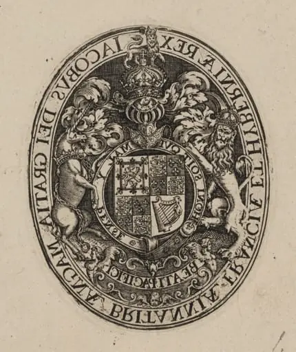 Shield of James I [bottom half]
