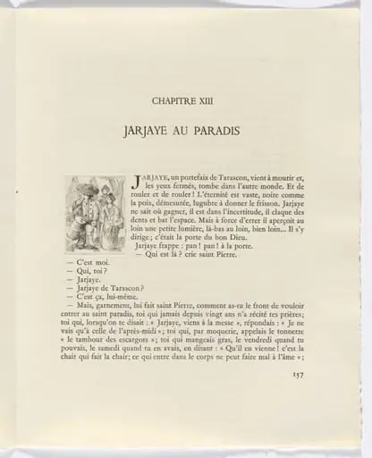 Frédéric Mistral: Mémoires et Recits by Frédéric Mistral: man playing drum (page 157)