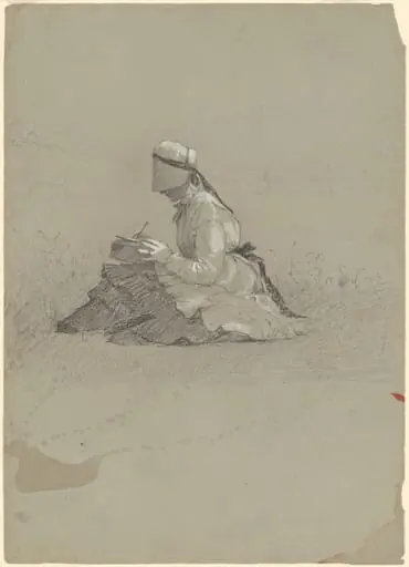 Young Lady Writing