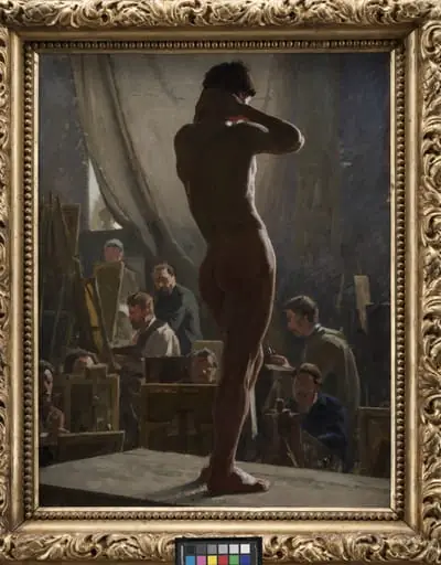 Male Nude in the Studio of Bonnat