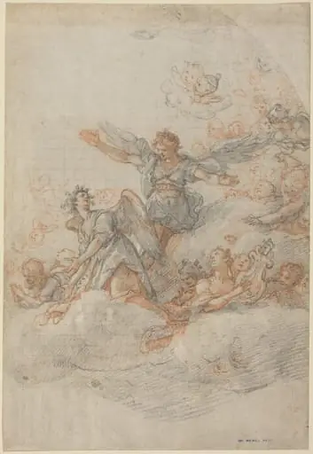 Angels and Putti in the Clouds