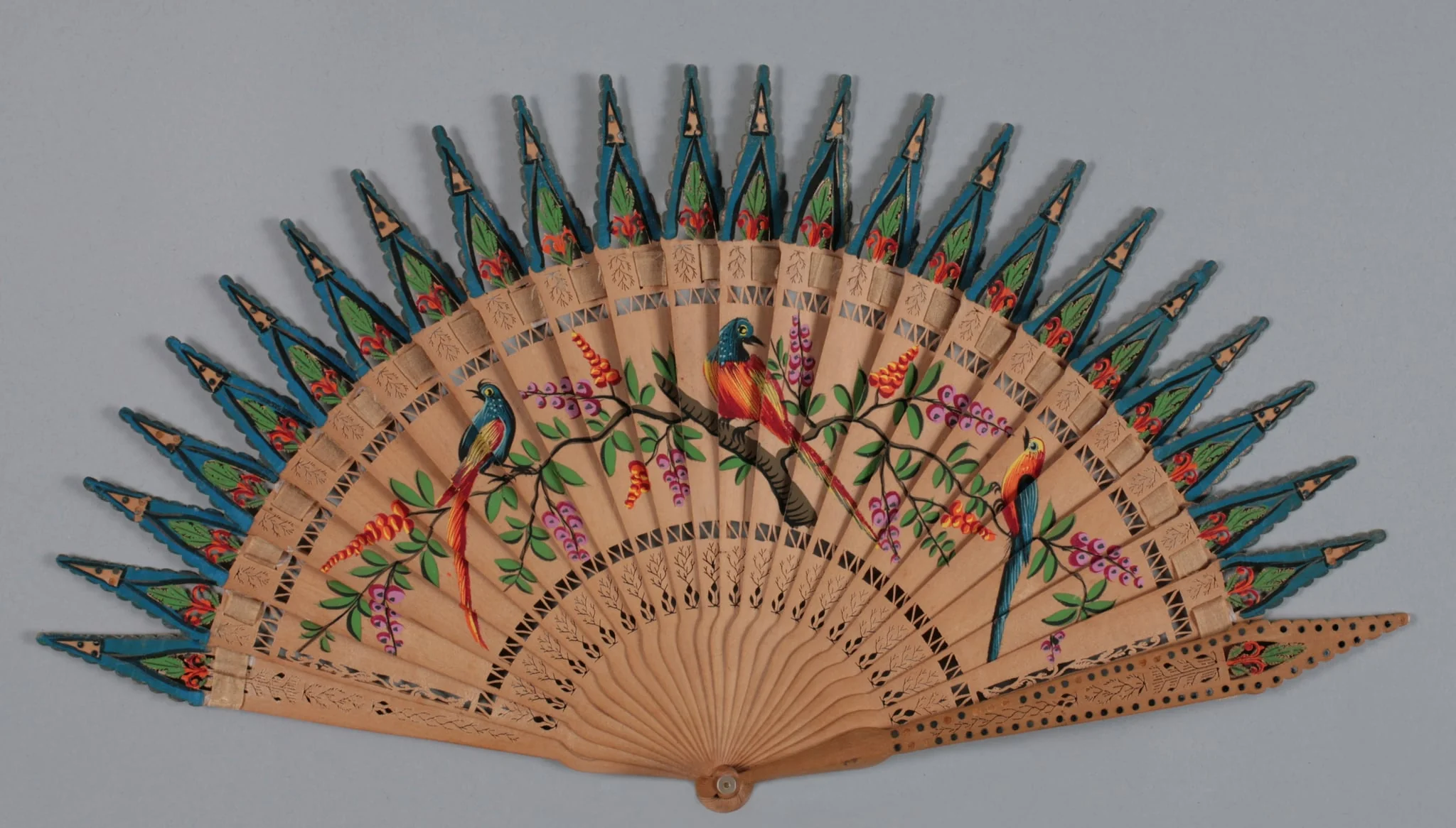 Eventail brisé à la cathédrale, by Unknown, unspecified, 1850