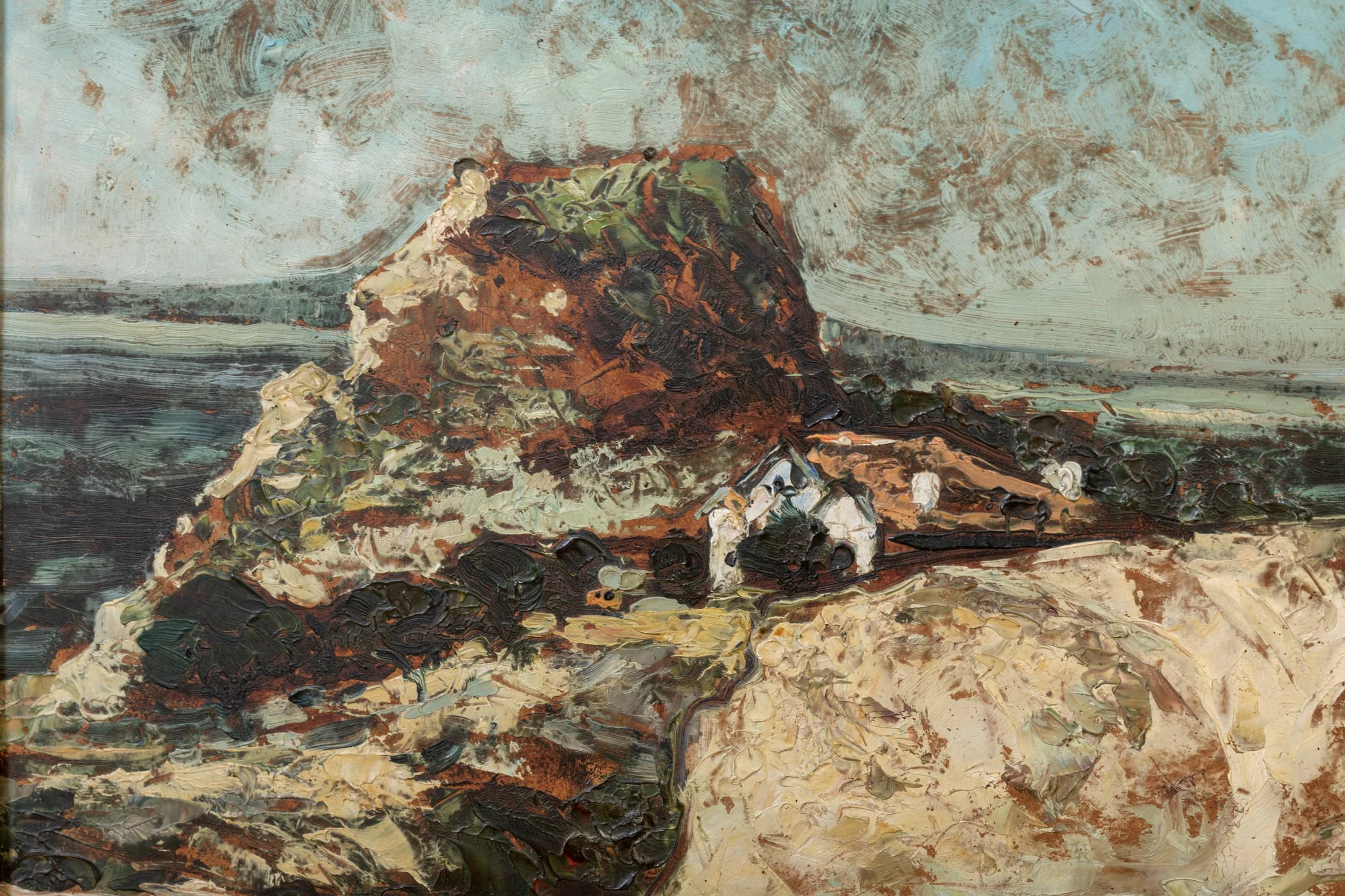Stânci la mare, by Otto Briese, unspecified, 1850