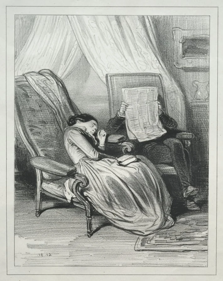 Les Martyrs, by Paul Gavarni, 1840
