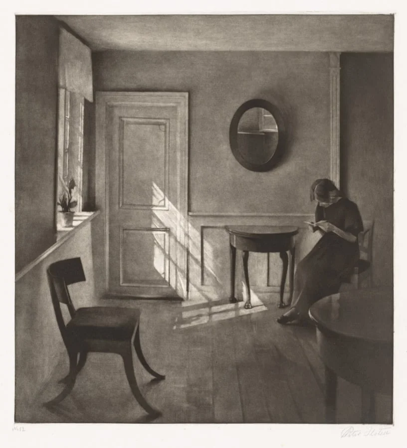 Sunshine in an Interior, by Peter Ilsted, 1920