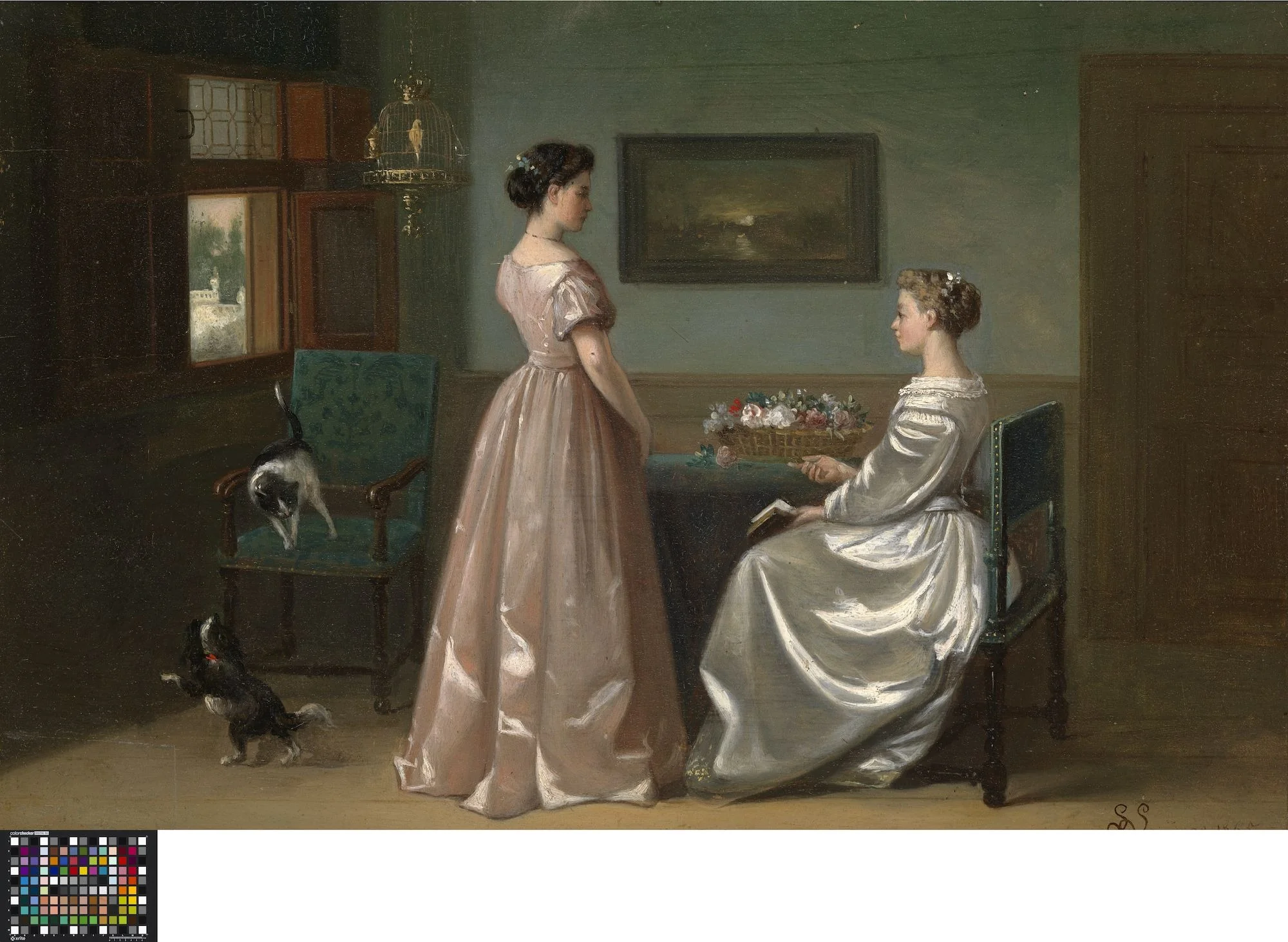 Q21672818, by Jean-Baptiste Lampe, oil, 1865