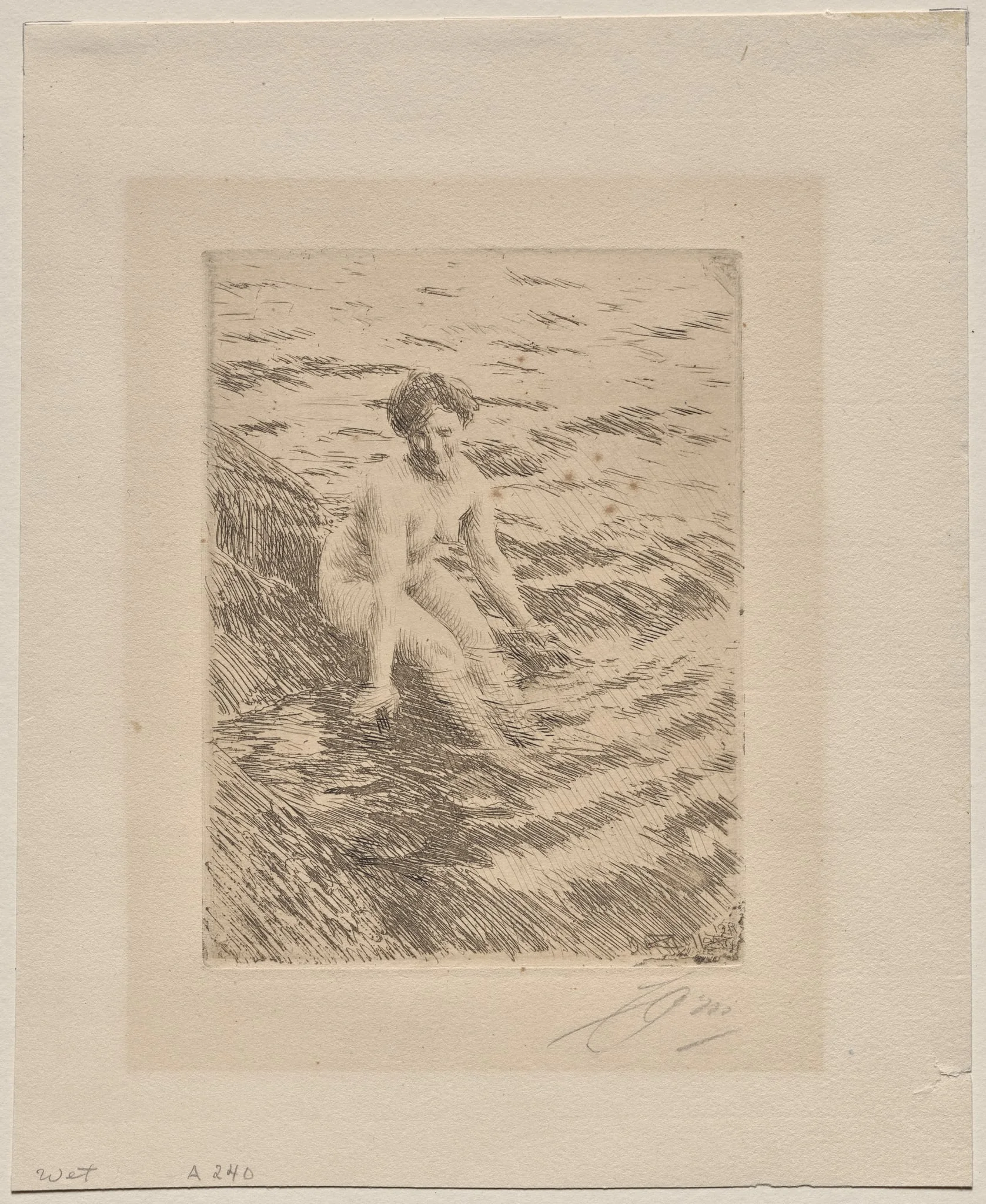Wet, by Anders Zorn, 1911