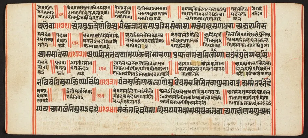 Tantric Manuscript, "Sangrahani Sutra"