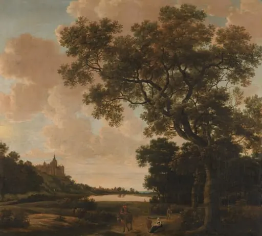 Landscape with the Schwanenburg, Cleves