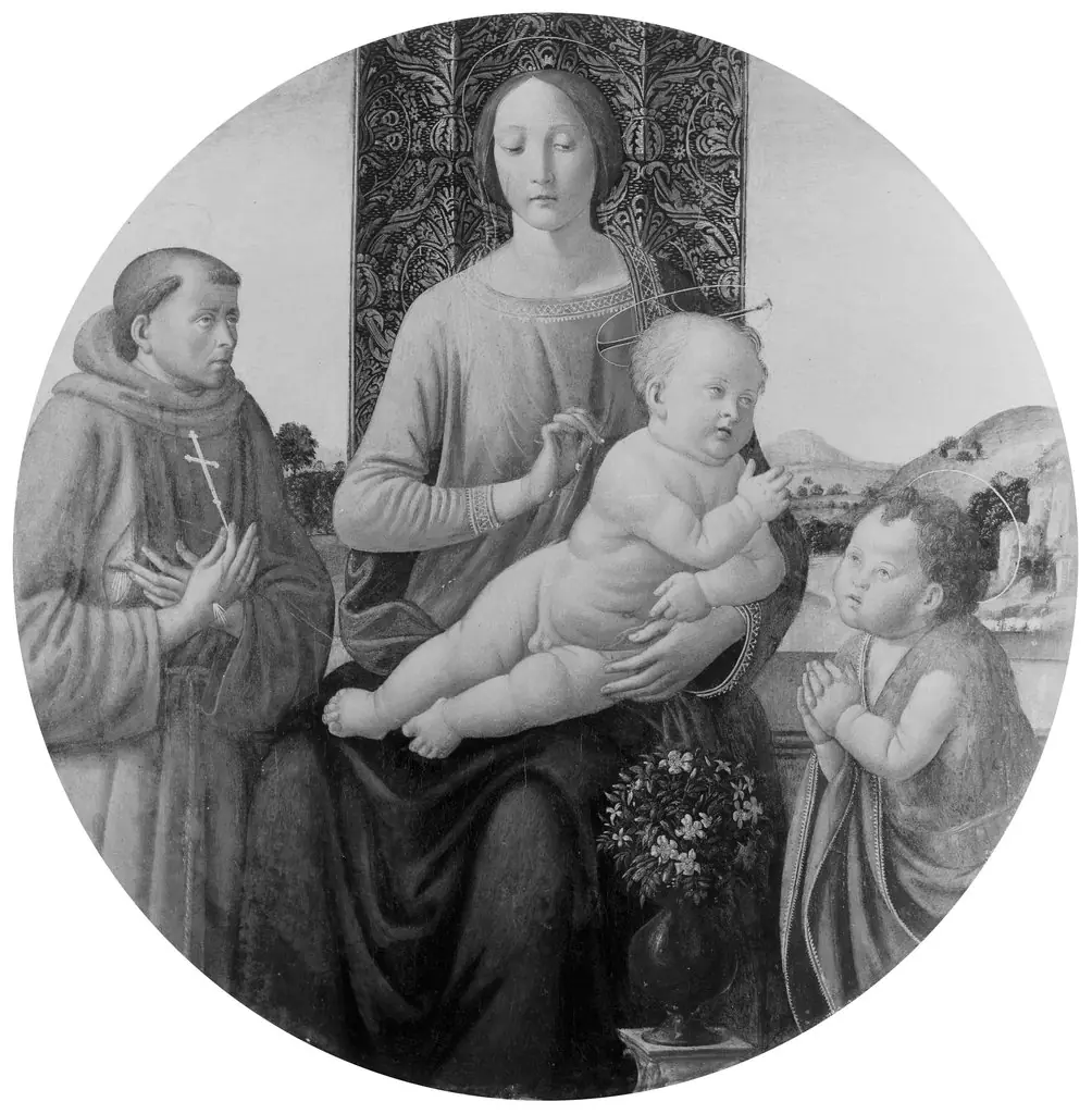 Mary with the child, St. Francis and the young st.  John