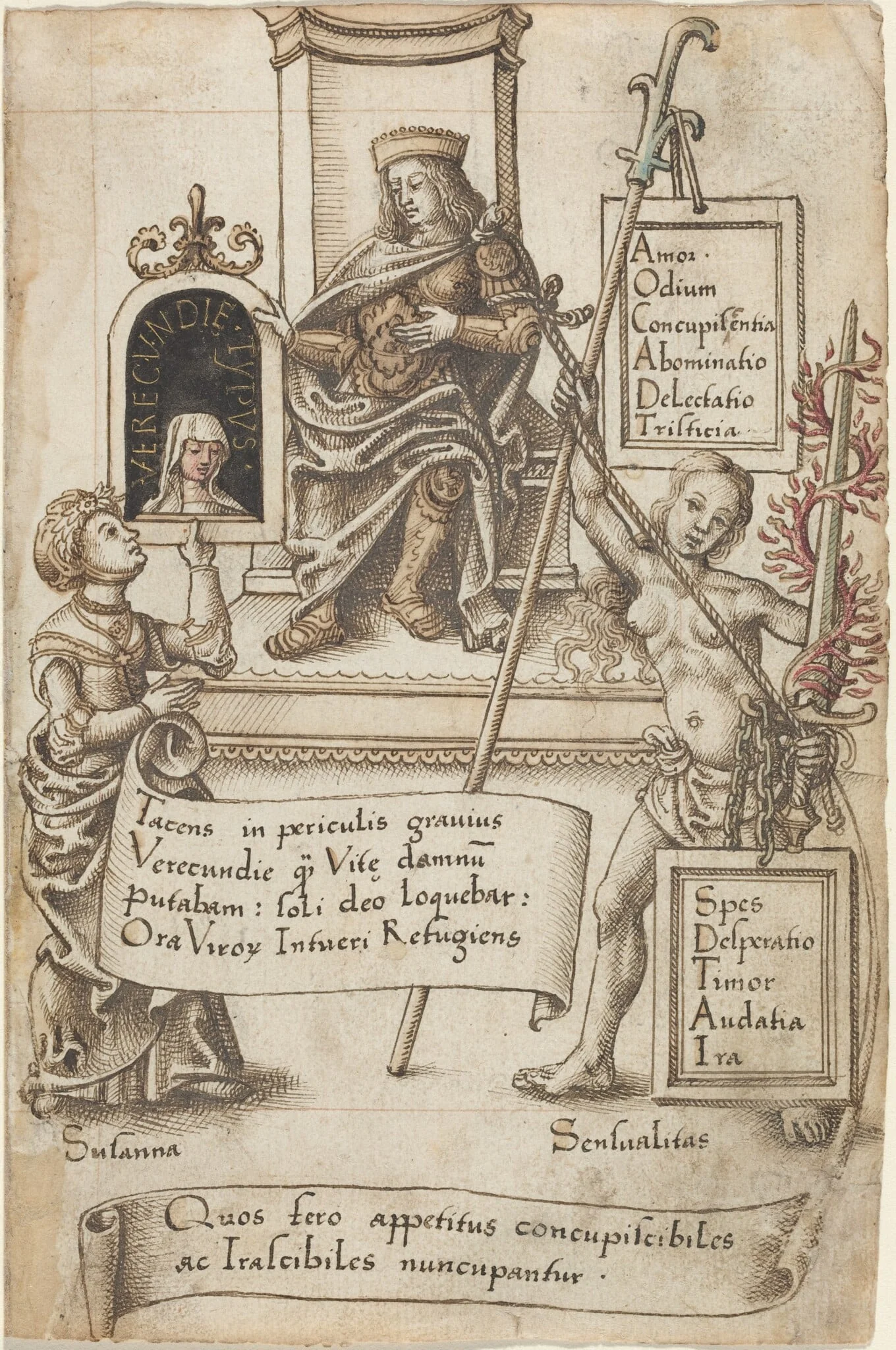 "Always Have the Bedclothes Folded up" [fol. 41 recto], by French early 16th Century, ink, 1514