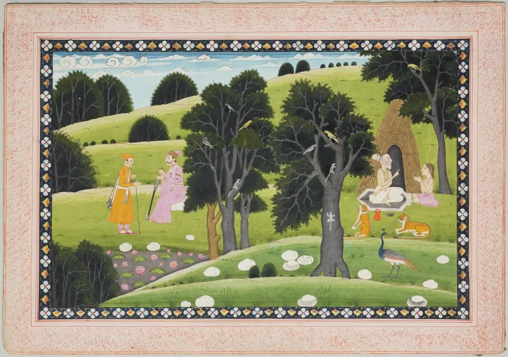 The Guru Discourses While Noblemen Wait