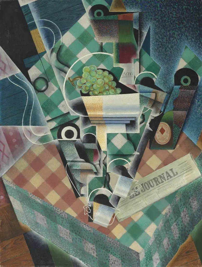 Still Life with Checked Tablecloth