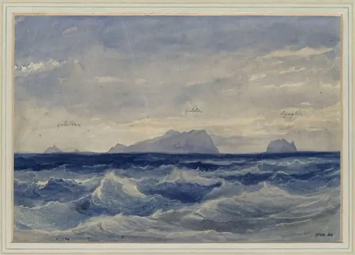 The islands of Galita, Galitona and Aguglia, off the coast of Tunis