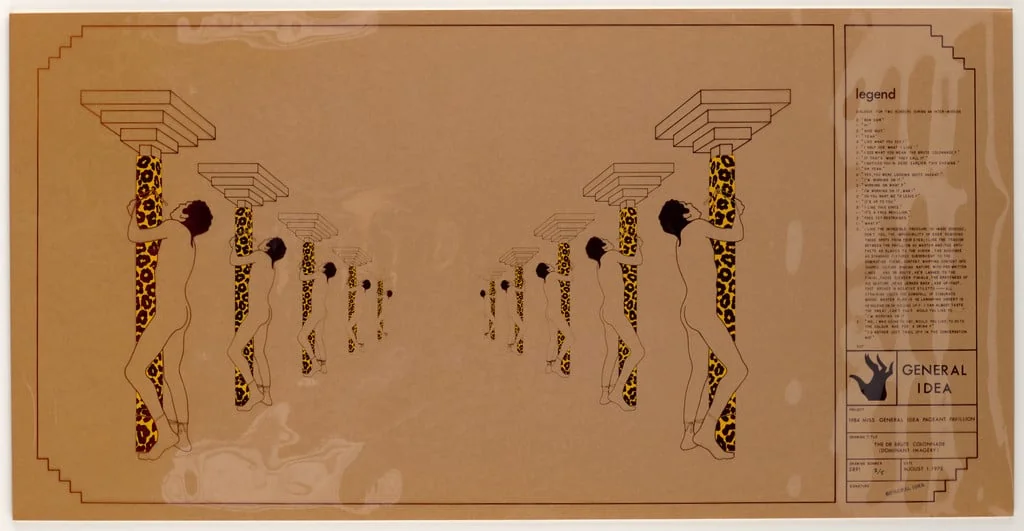 Untitled, by General Idea, paint, 1975