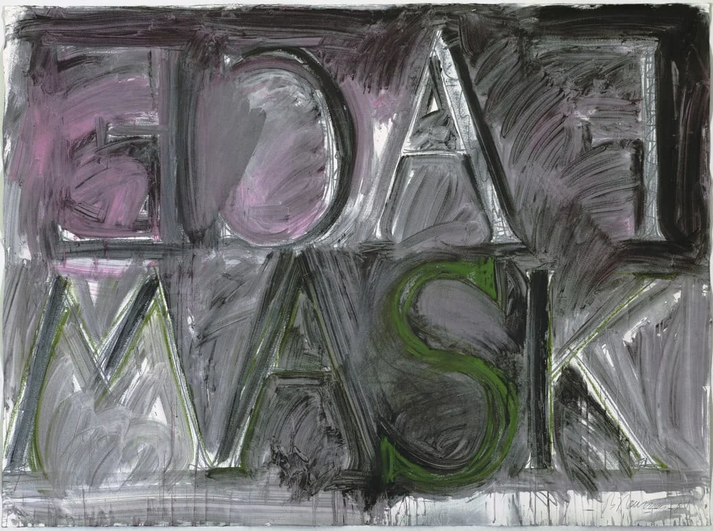 Untitled, by Bruce Nauman, pastel, 1981