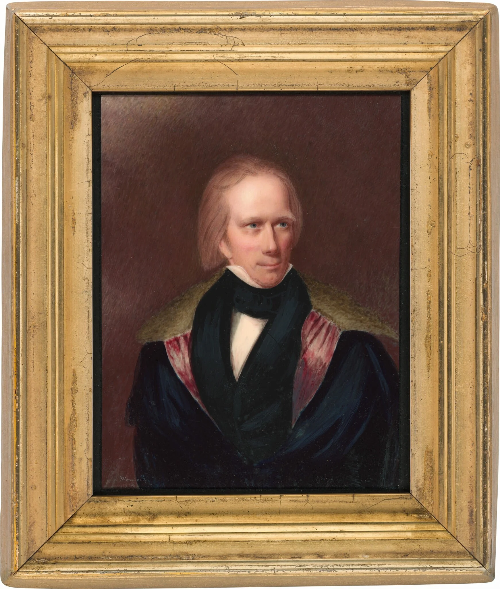 Henry Clay, by Washington Blanchard, watercolor, 1842
