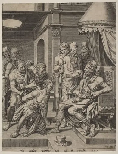 The Unmerciful Servant Brought before the King