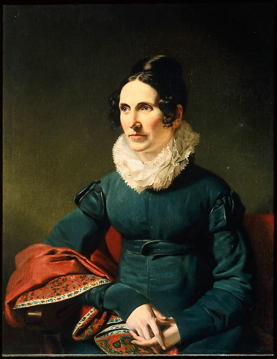 Mrs. William Washington Russell (Lucy Channing), by Charles Cromwell Ingham, oil, 1825