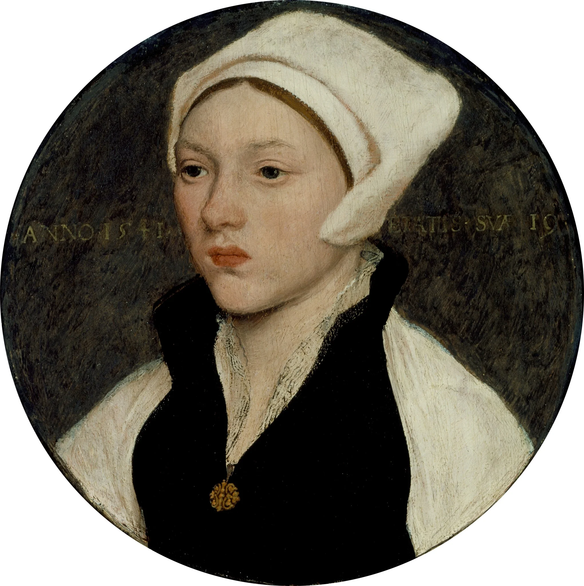 Portrait of a Young Woman with a White Coif