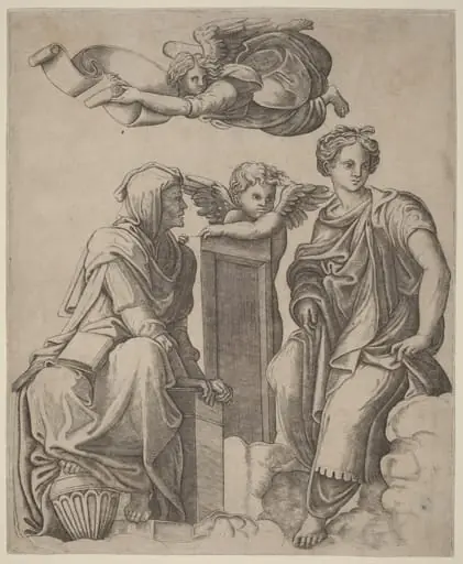 Two Sibyls and an Angel