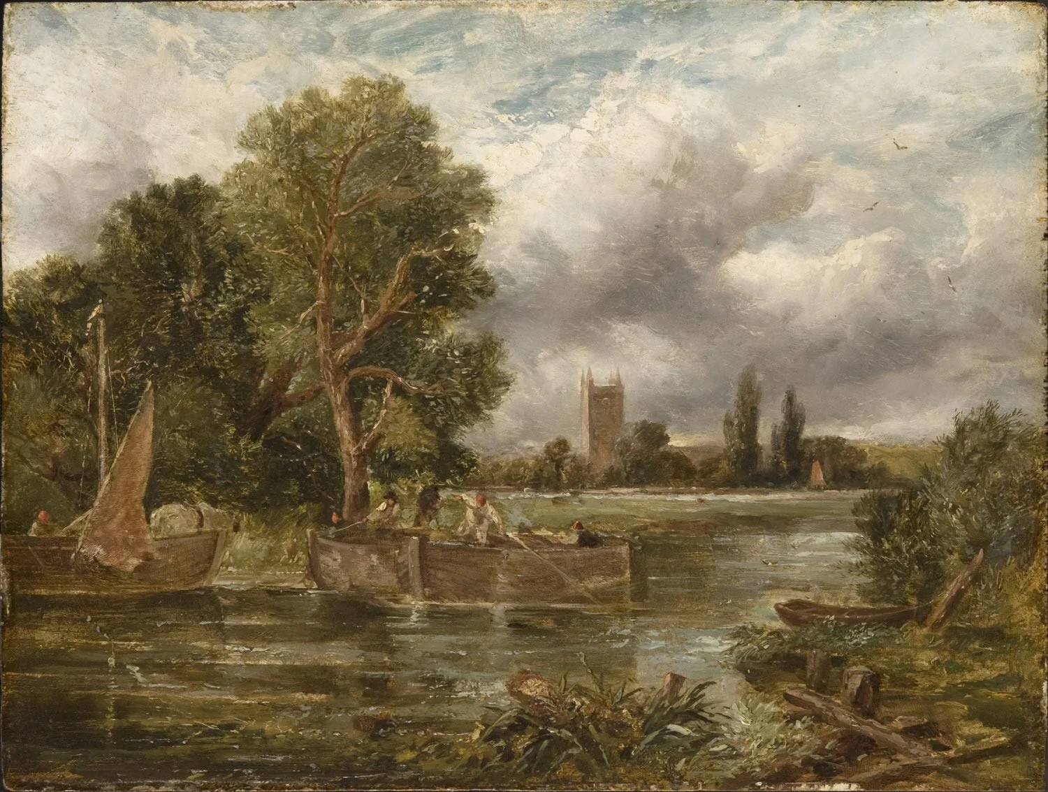The Stour, by John Constable, unspecified, 1816
