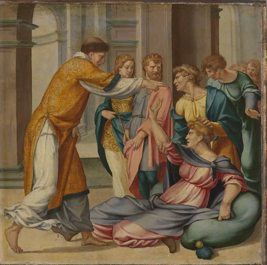 Cyriakus-Folge: Der hl. Cyriakus befreit Jobia vom bösen Geist