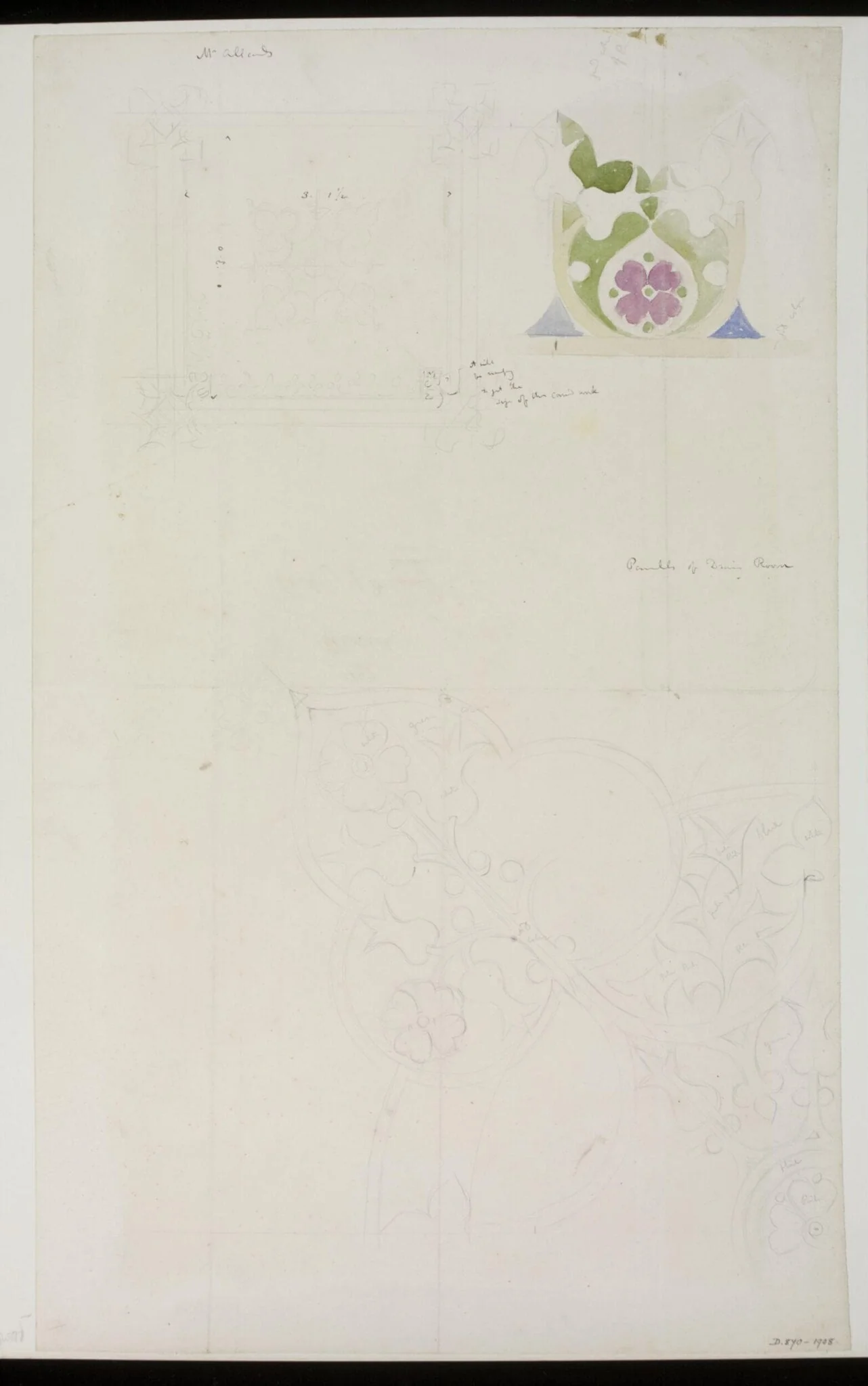 'Panells of Drawing room'