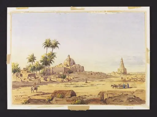 Tomb of Zobeida wife of Haroon ool Rashid in distance