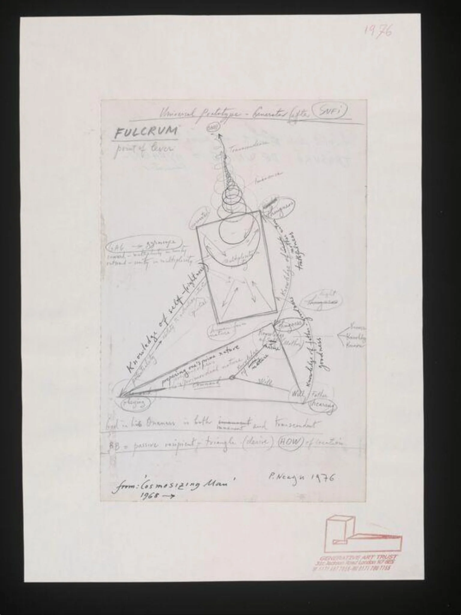 Untitled, by Paul Neagu, 1972