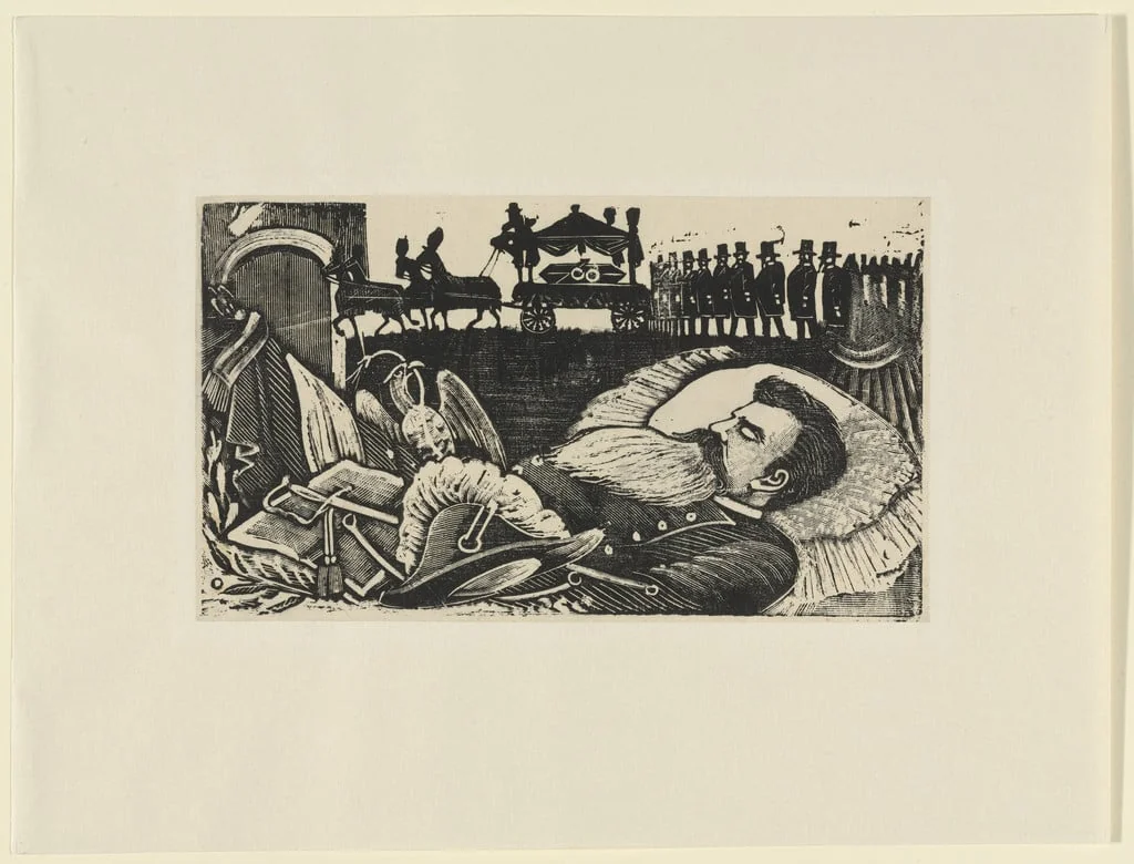 Untitled, by José Guadalupe Posada, ink, 1893
