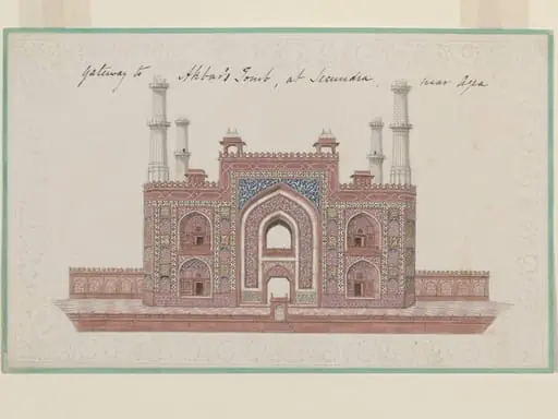 Gateway of Akbar's tomb, Sikandra