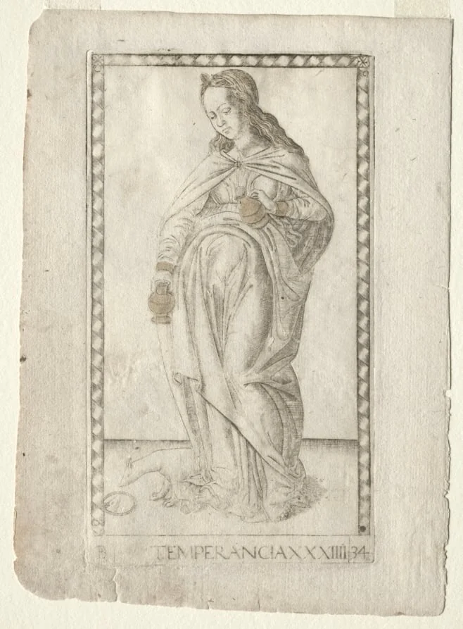 Temperance (from the Tarocchi, Series B: Cosmic Principles & Virtues, #34)