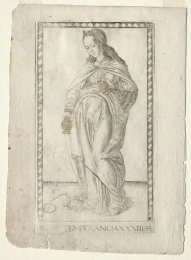 Temperance (from the Tarocchi, Series B: Cosmic Principles & Virtues, #34)