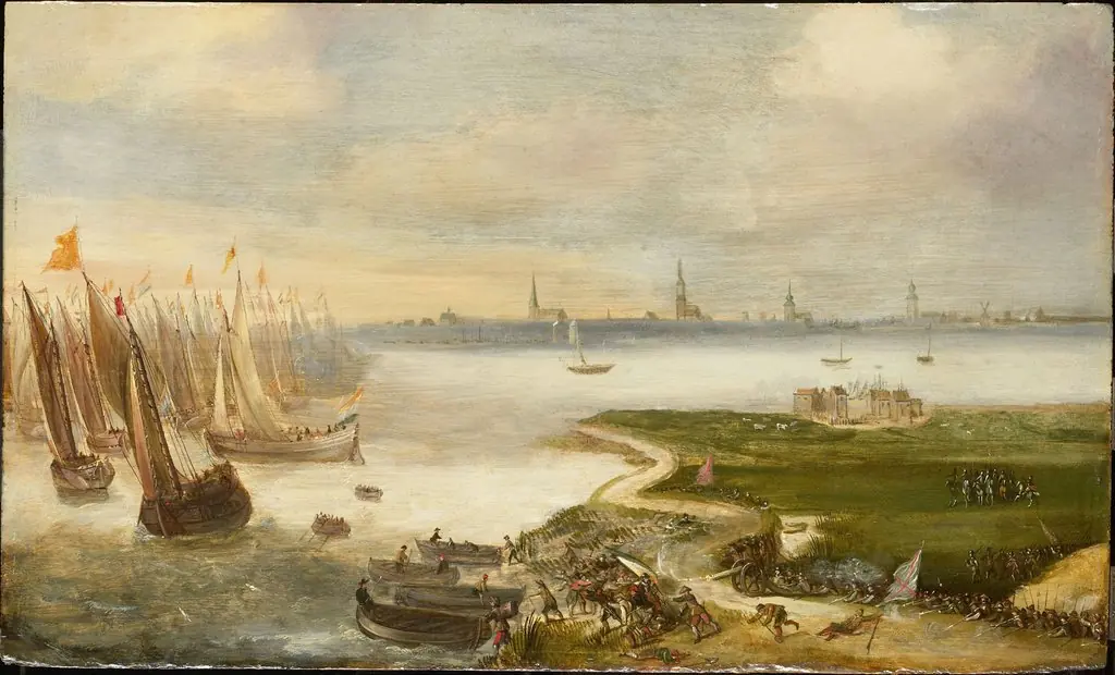 The failed Attack on Antwerp by Prince Maurice, 17 May 1605