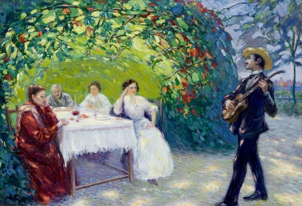 Serenada, by Leon Kowalski, oil, 1903