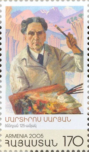 Self-portrait, by Martiros Saryan, oil, 1942