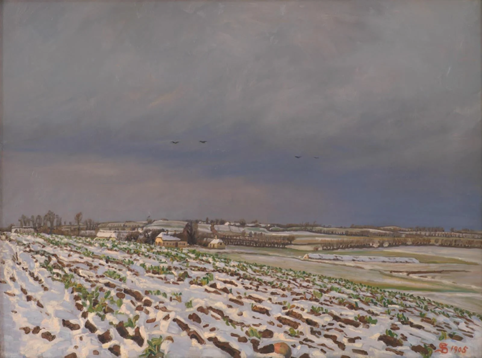 Early Snow, by Unknown, 1905