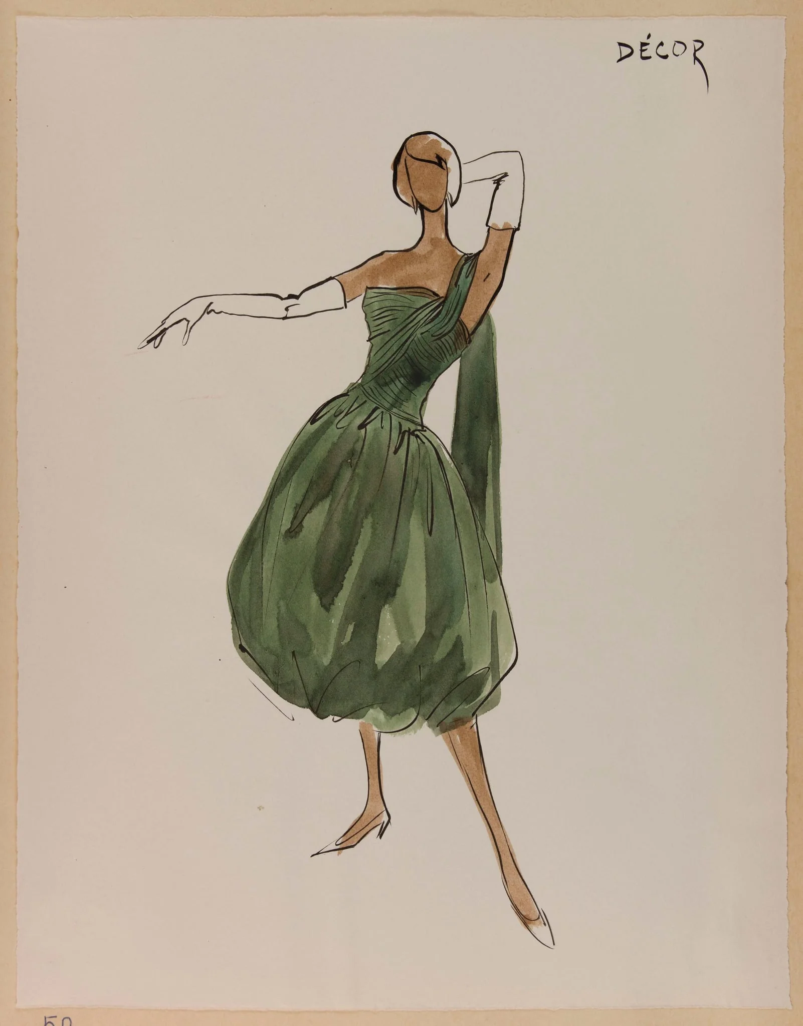 Décor, by Marie-Louise Carven, 1956