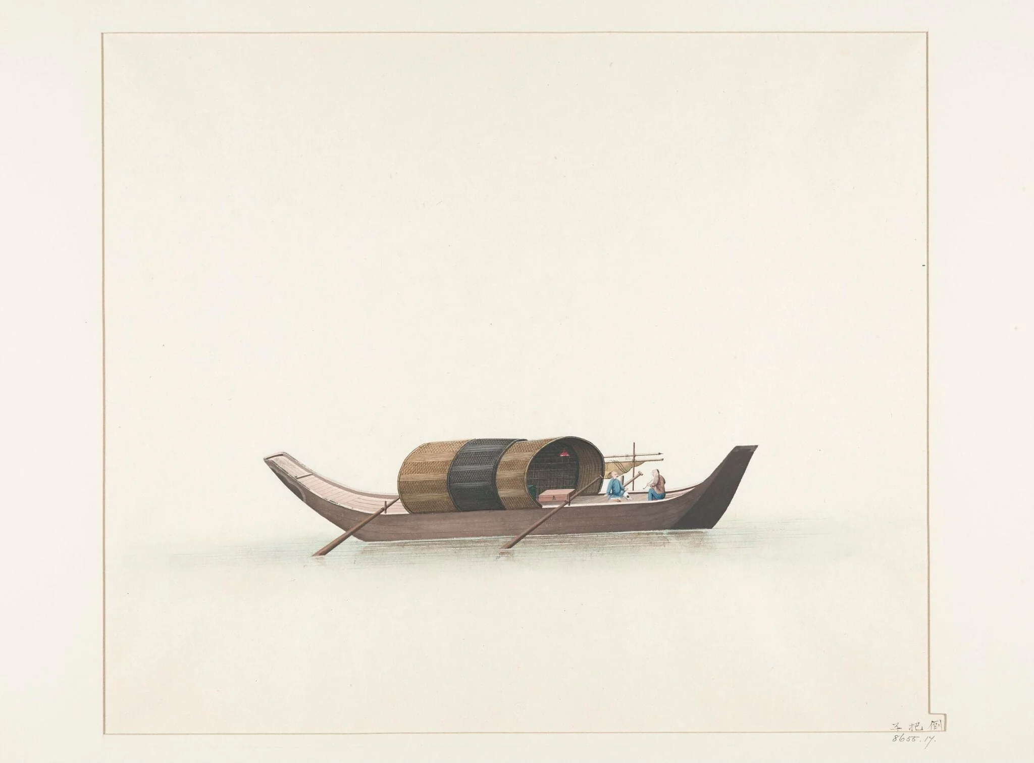 Dao ba zi, by Unknown, paint, 1810