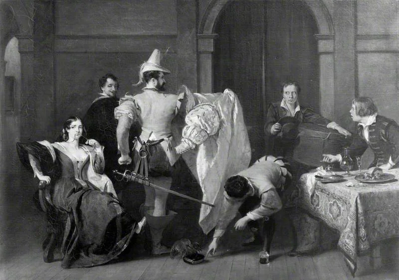 Scene from 'The Taming of the Shrew' by William Shakespeare